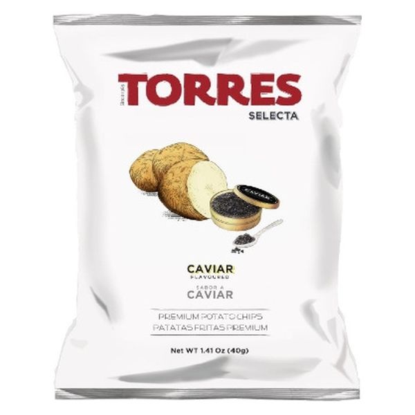 【TORRES】キャビア風味ポテトチップス　※6/25~7/1迄に順次発送予定