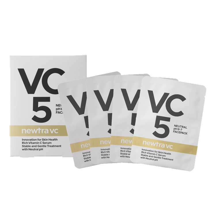 【特典付き🎁】【MARVESALA】newtra vc5 フェイシャルマスク 4枚入り（1箱）※7/2~8迄に順次発送予定