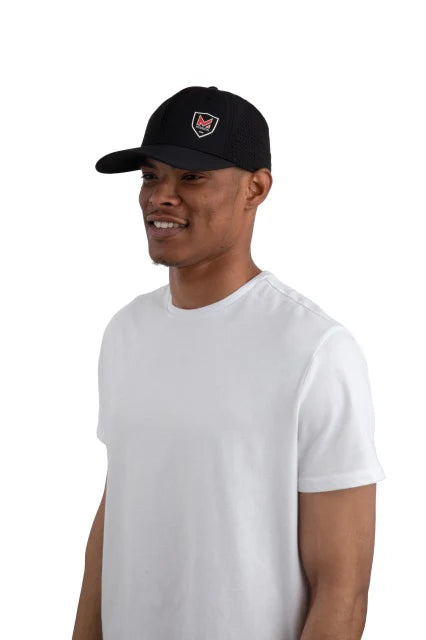 【MISSION】Flex Varsity Hat Black L/XL　※8/20〜26より順次発送