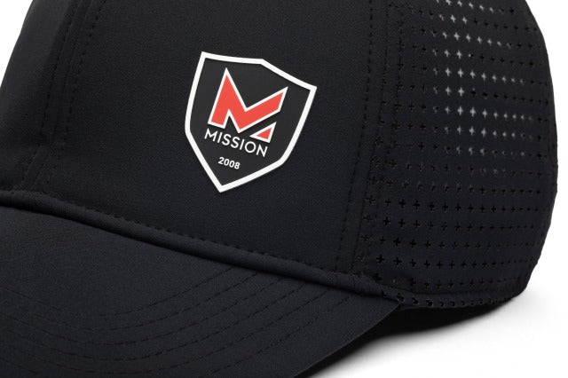 【MISSION】Flex Varsity Hat Black S/M　※8/20〜26より順次発送