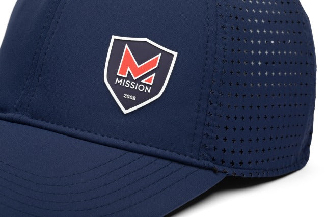 【MISSION】Flex Varsity Hat Navy S/M　※8/20〜26より順次発送