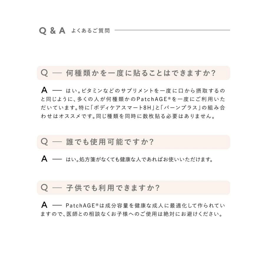 PatchAge Burn(ﾊﾞｰﾝ)　30枚入　※8/6~12迄に順次発送予定