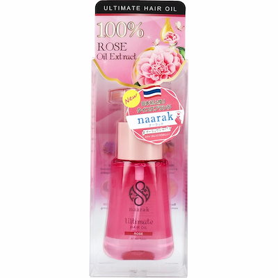 【ナーラック】ウルティメイト　ヘアオイル　ローズ　／70ml　※6/18-24配送予定