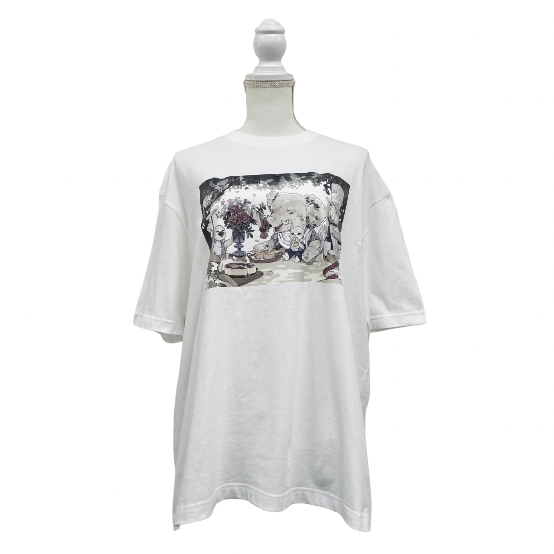 【O033】ZOUTONEKO オリジナルTシャツ　ホワイト　※事務所発送
