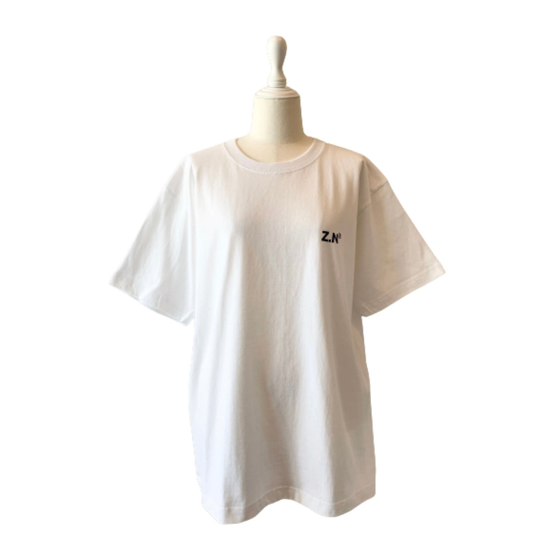 【O036】ZOUTONEKO オリジナルロゴTシャツ　ホワイト