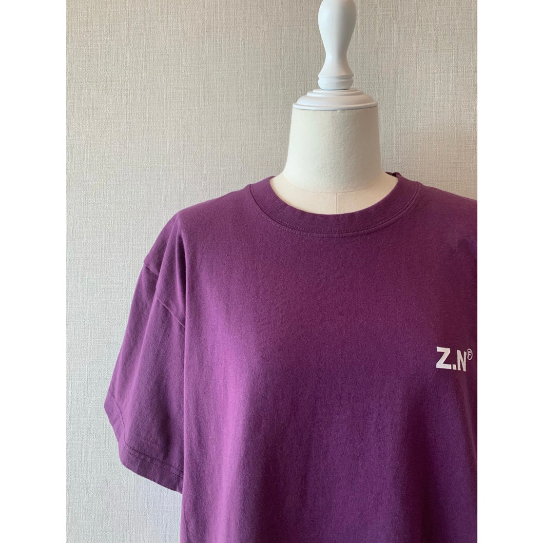 ※事務所配送【O034】ZOUTONEKO オリジナルロゴTシャツ　パープル　Sサイズ