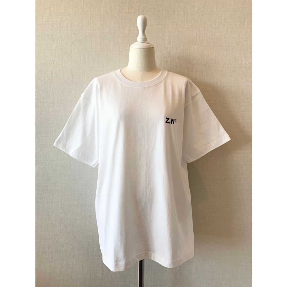 【O036】ZOUTONEKO オリジナルロゴTシャツ　ホワイト