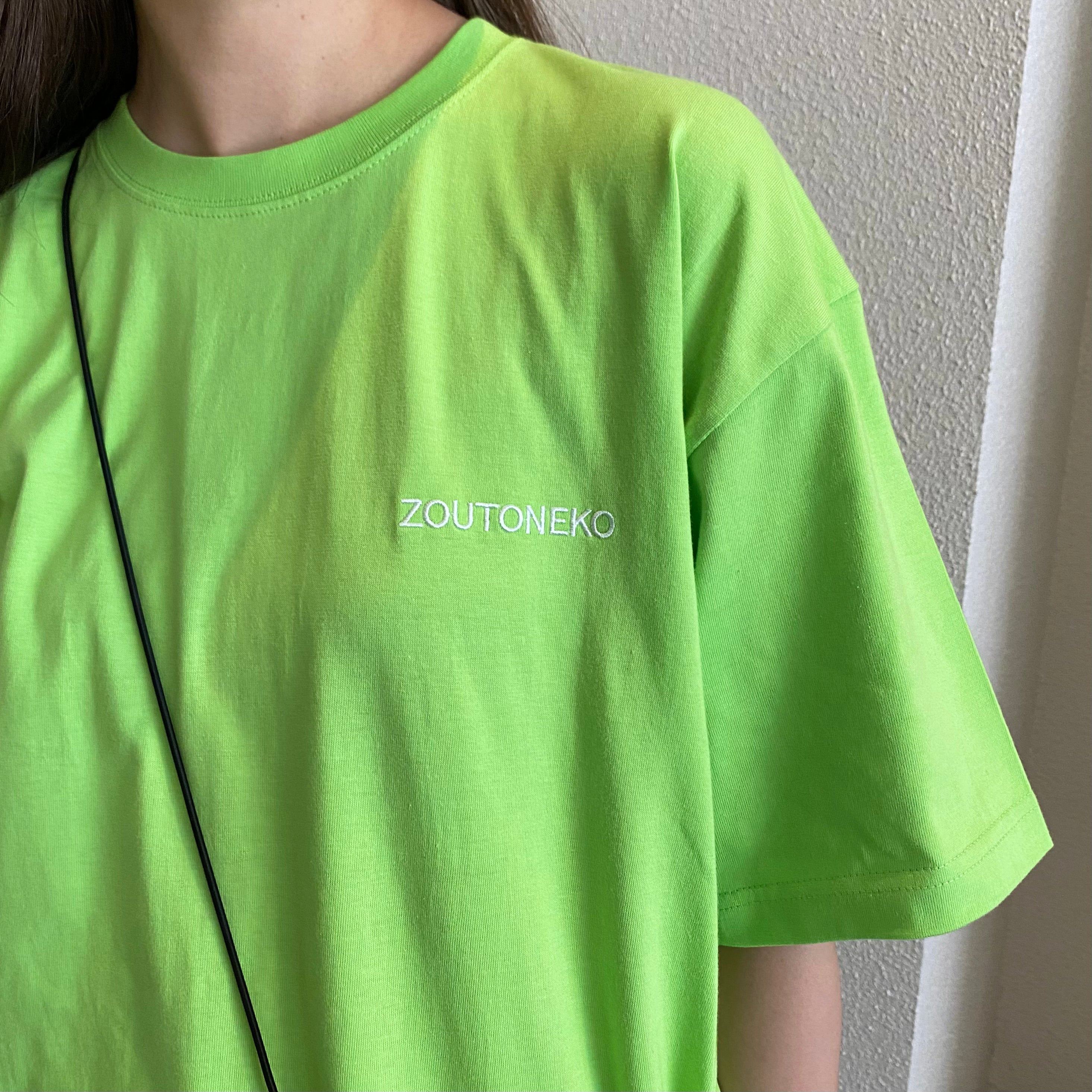 ZOUTONEKO オリジナルTシャツ ライムグリーン ※事務所発送