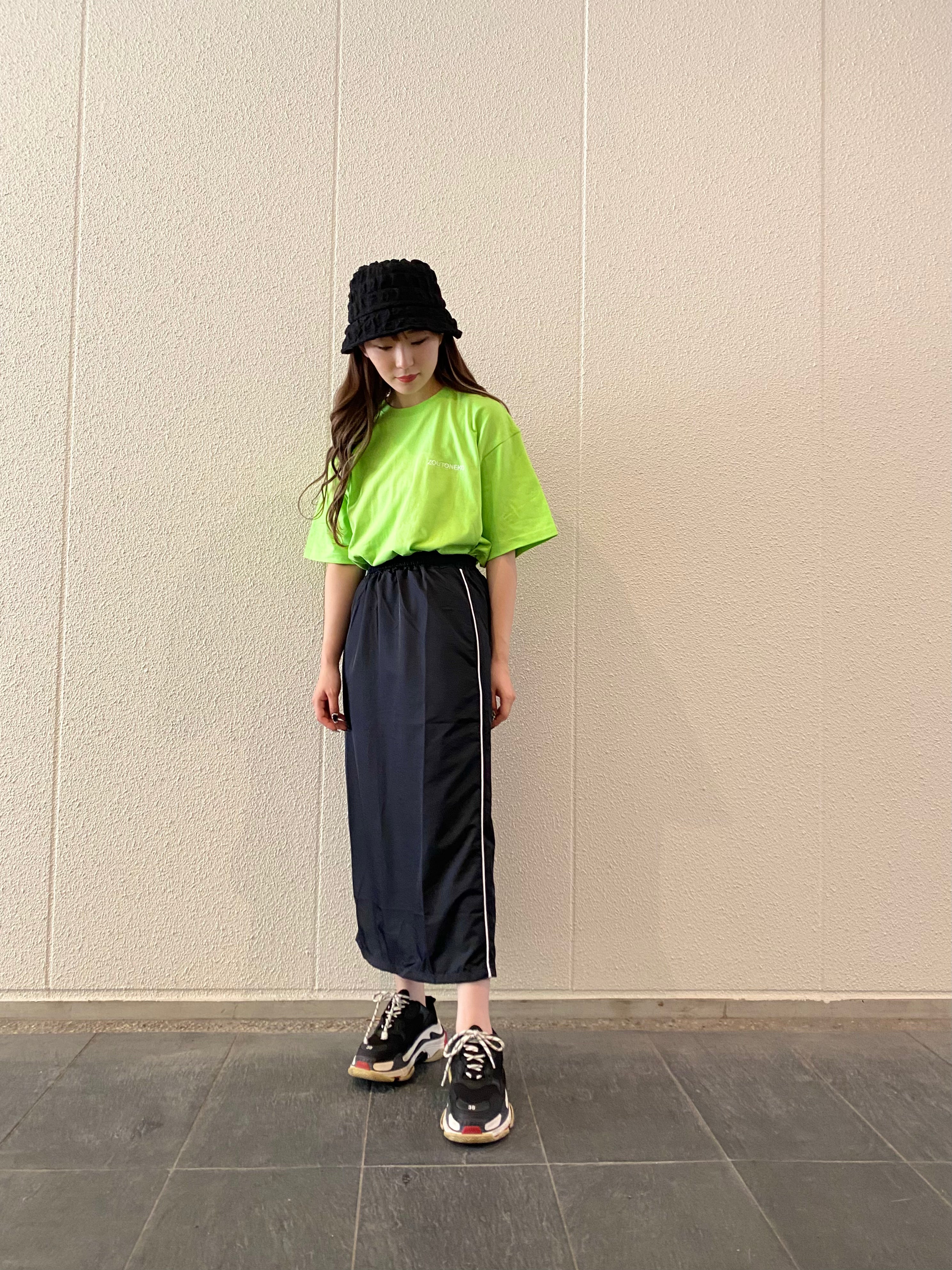 ZOUTONEKO オリジナルTシャツ ライムグリーン ※事務所発送